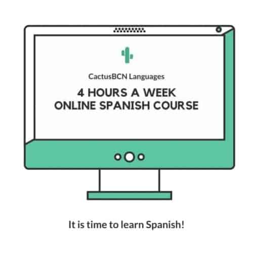 4 hours a week Spanish course