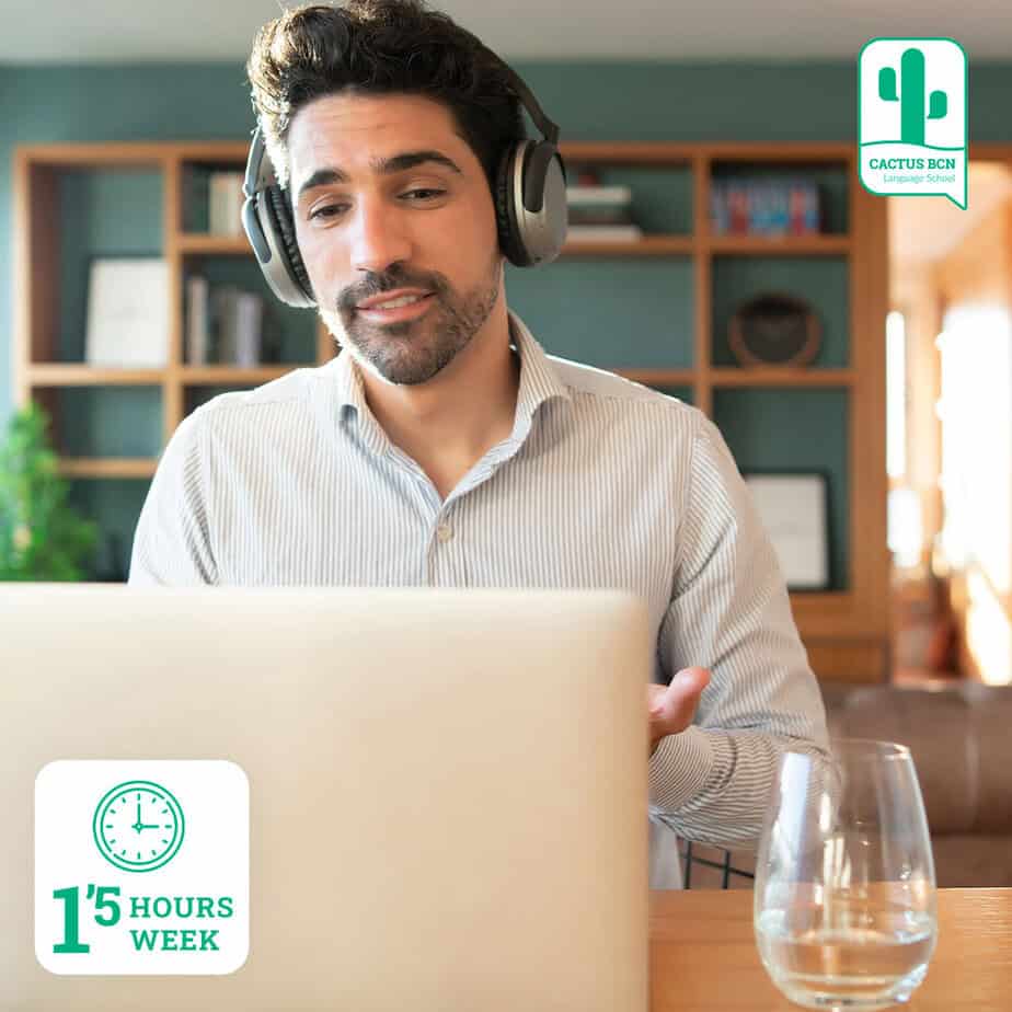 Picture of 1,5 HOURS A WEEK | Live Online Spanish Course - Cactus BCN Languages