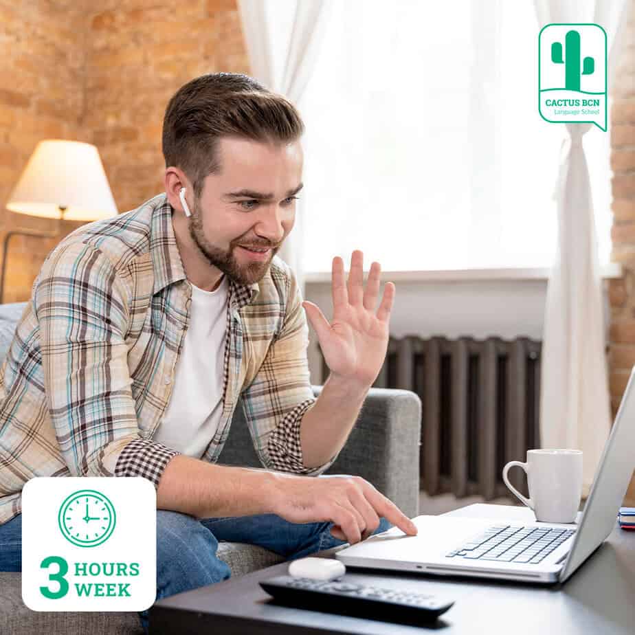 Image showcasing 3 HOURS A WEEK | Live Online Spanish Course - Cactus BCN Languages